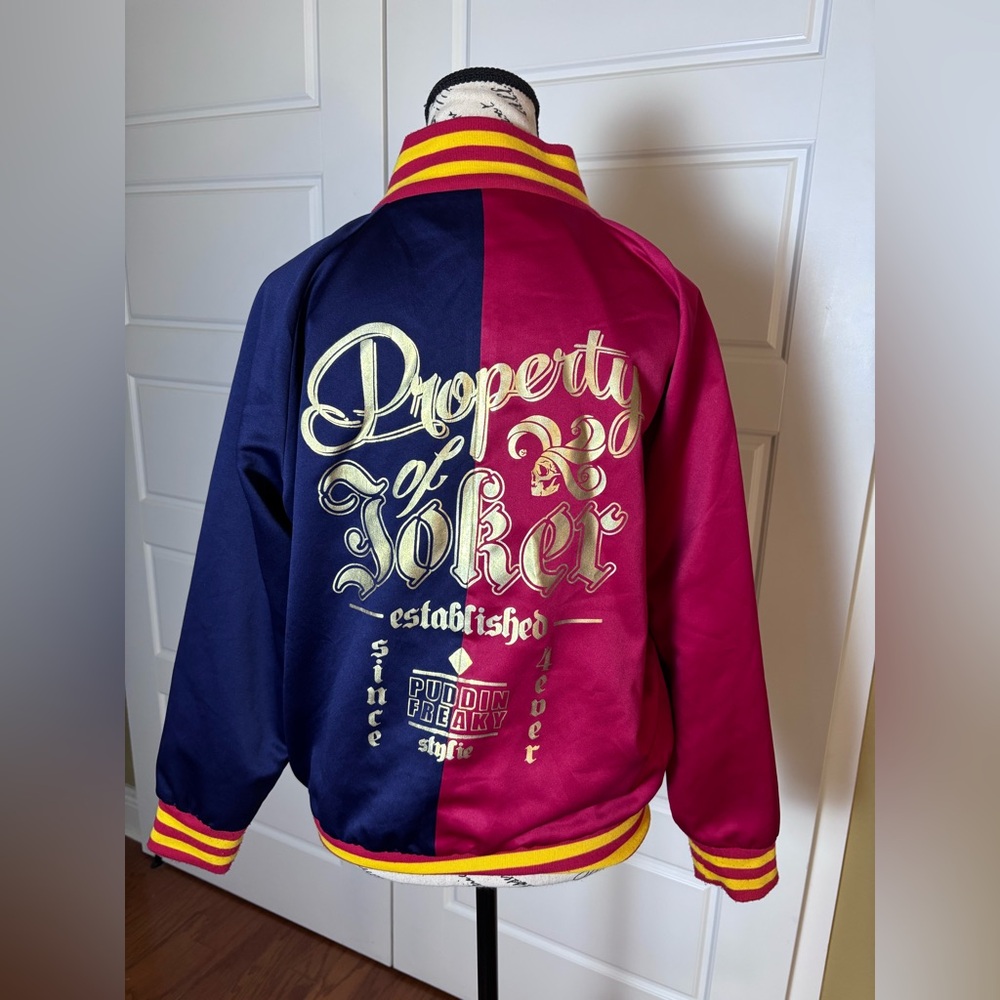 Dc Comics Suicide Squad Harley Quinn Satin Jacket